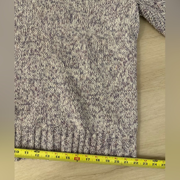 TORRID Women’s Lavender Pullover Turtleneck Pointelle Sweater Plus Size 2X - Picture 9 of 10